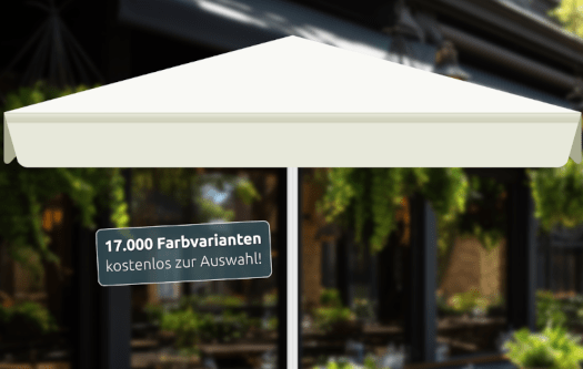 Nordschirm-Schirm-weiss-Gastroschirm